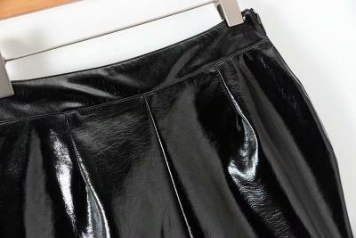 фото 2 Юбка из лакированной кожи